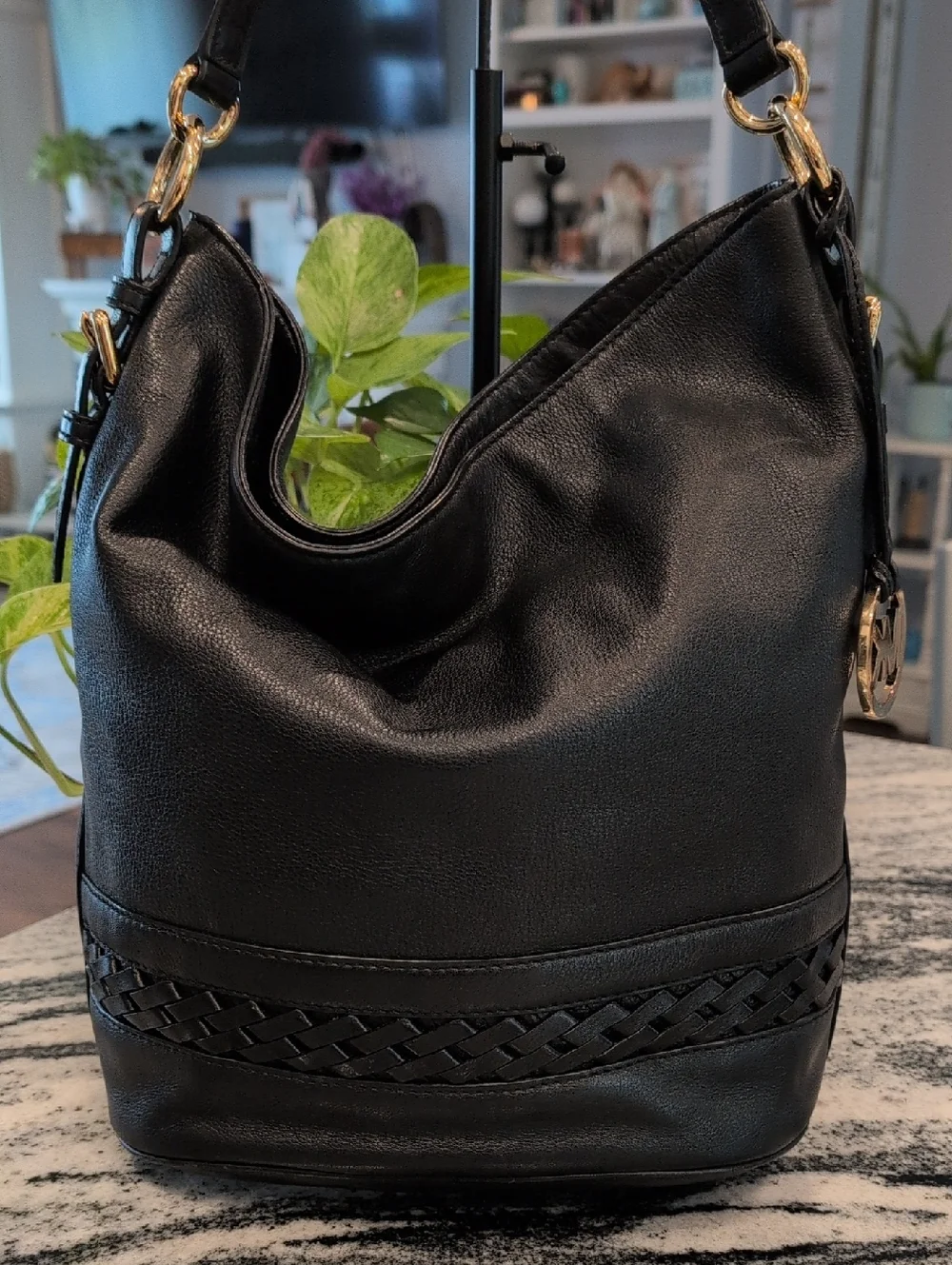 Michael Kors Black Gladstone Hobo Bag